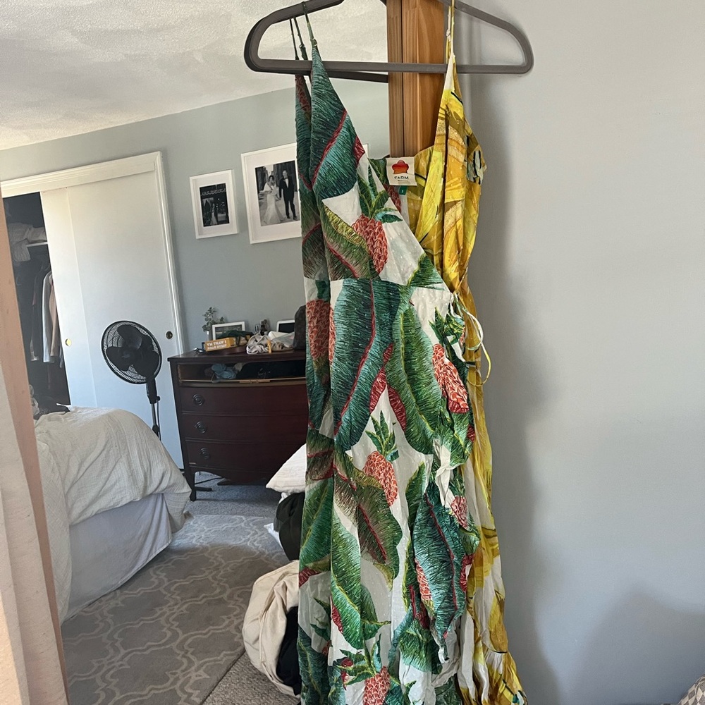 FARM Rio Tropical Print Midi Dress